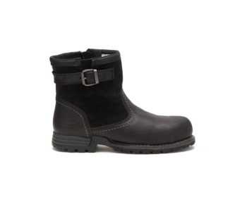 Caterpillar Work Boots South Africa Jace Steel Toe Black - Cat Boots For Women - GN8627149
